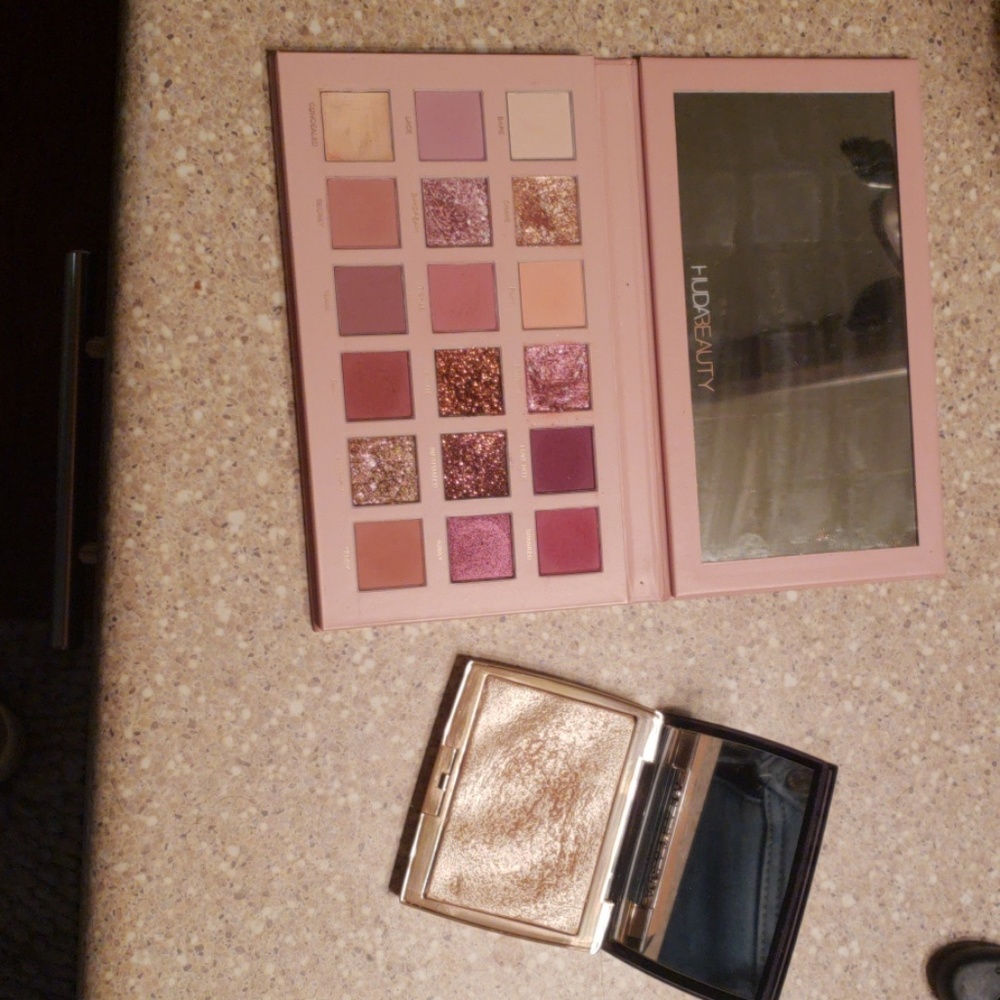 for dimanta_acis HUDA nude palette+ABH amrezy